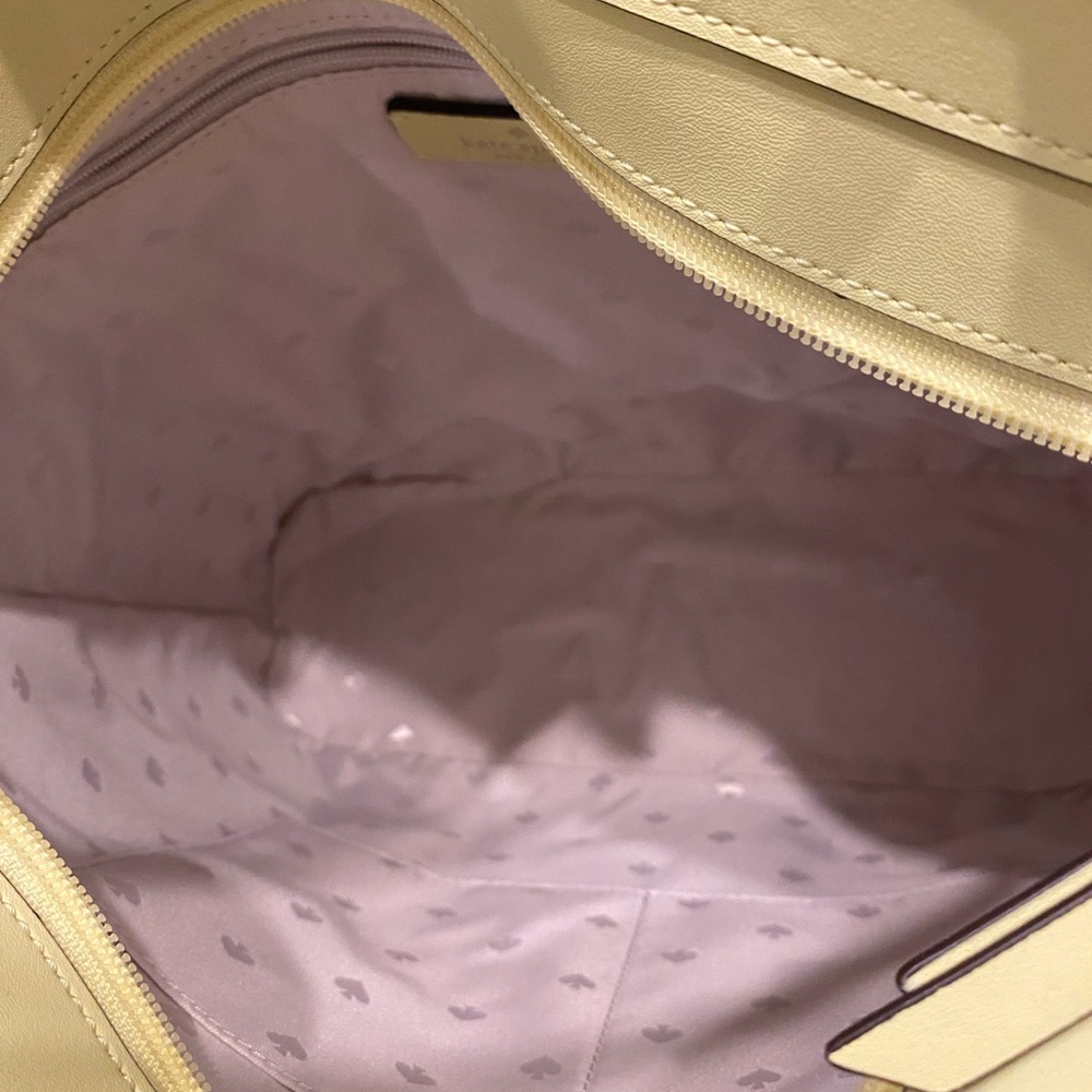 Kate Spade Yellow and Blue Floral Tote - Picture 3 of 4